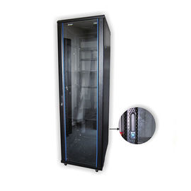 12U - 47U Floor Network Cabinet With Glass Door / Mesh Front Door