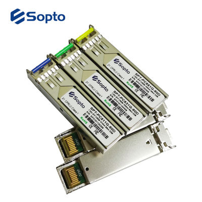 FTTH SFP Ethernet Optical Transceiver CWDM 1.25G 80km LC Interface