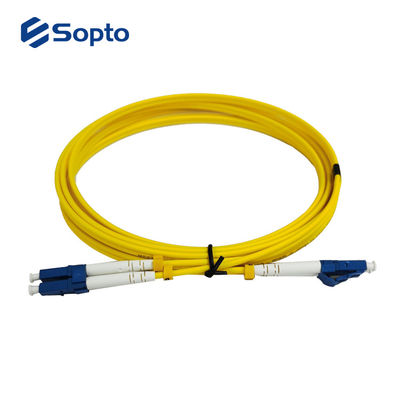 LSZH Network Fiber Optic Patch Cords 3m Length Duplex LC 1 Core