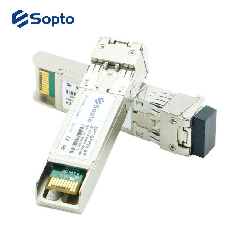 Multimode 25gb/S Sfp28 Sr 850nm Fiber Optic Transceiver